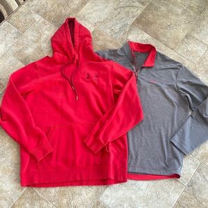 Lot of 2 Nike & Under Armour Mens Shirts